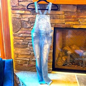 JUSTICE denim overalls